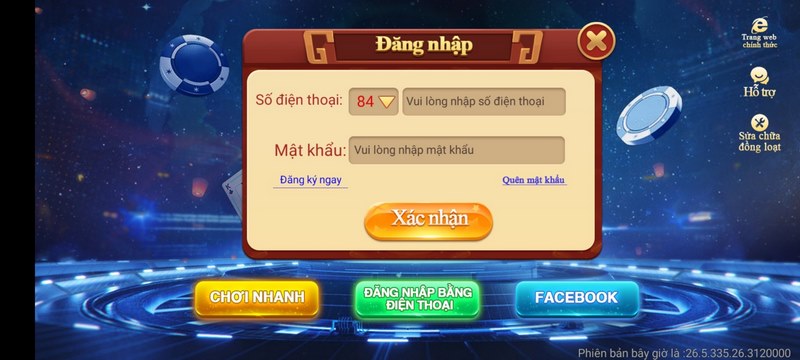 Nhấn chọn “Đăng ký ngay” để mở tài khoản tại CF68